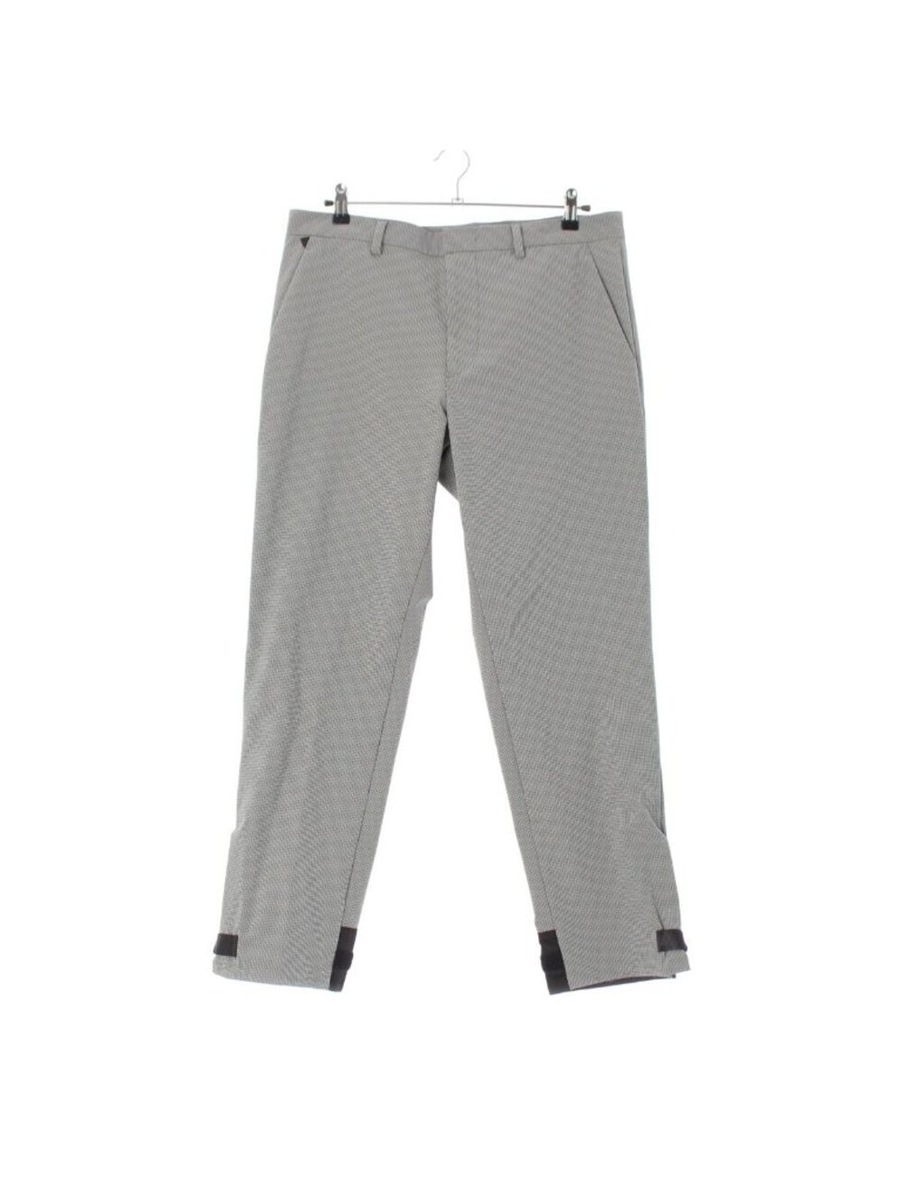 Prada Plaid Hem Pants